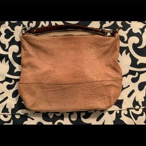 Maxon Leather Hobo Handbag